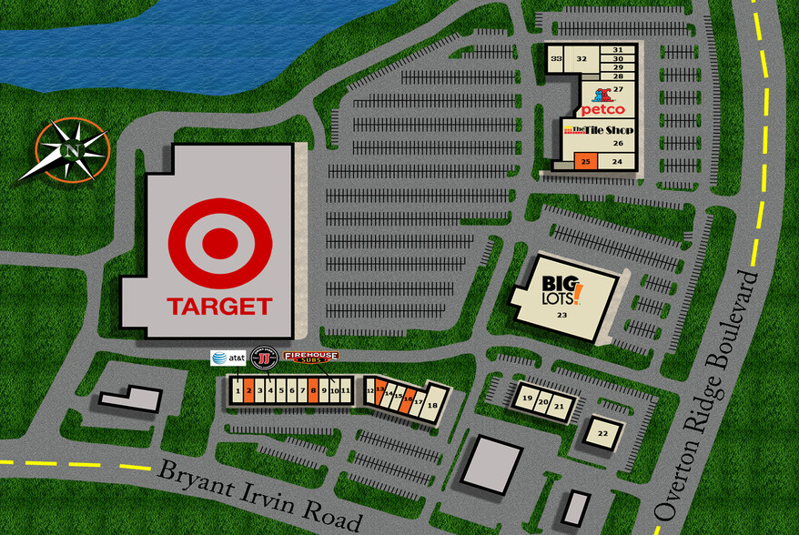 4801 Bryant Irvin Rd, Fort Worth, TX for lease - Site Plan - Image 2 of 2