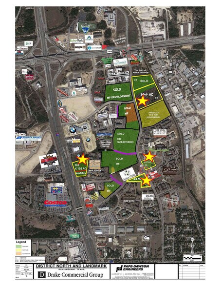 SE Corner IH-10 and Loop 1604, San Antonio, TX for sale - Site Plan - Image 1 of 1