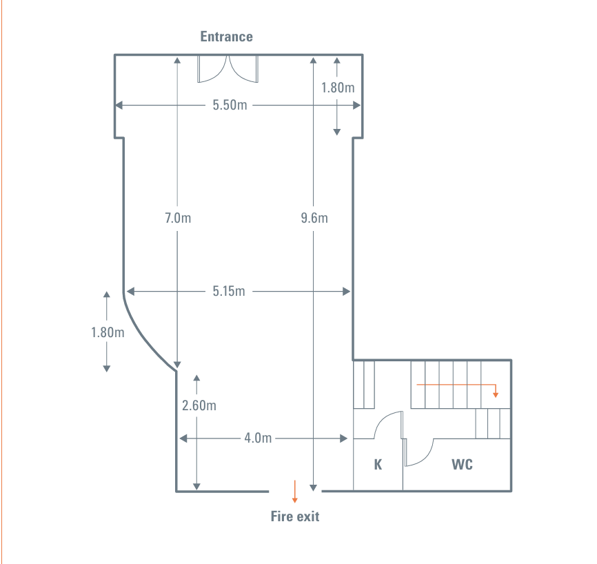 62 Parsons St, Banbury à louer Plan d’étage- Image 1 de 1