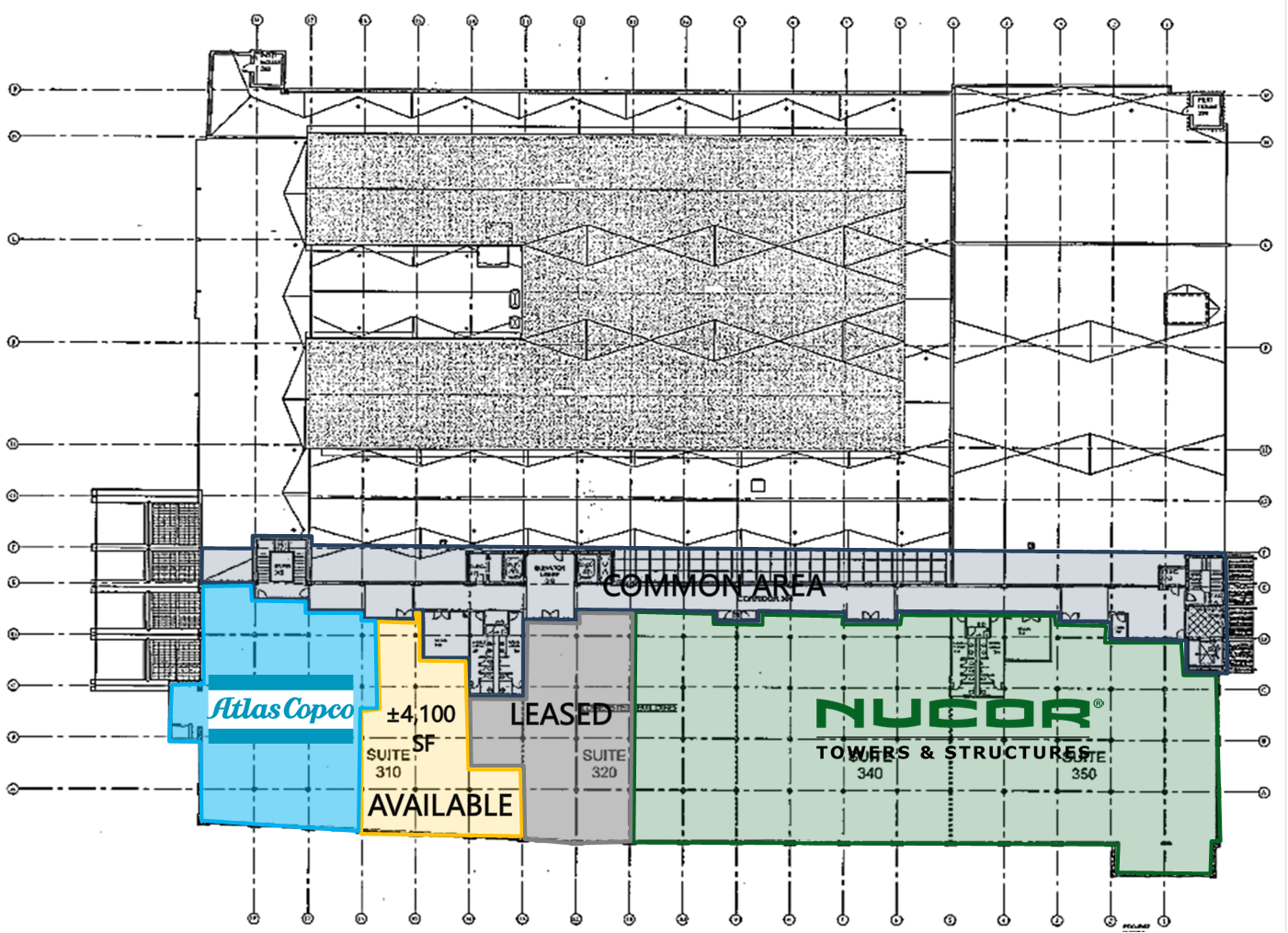 300 Technology Center Way, Rock Hill, SC à louer Plan d’étage- Image 1 de 2