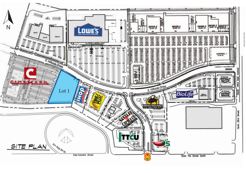 E Kenosha St & Broken Arrow Expressway, Broken Arrow, OK for sale - Site Plan - Image 3 of 3