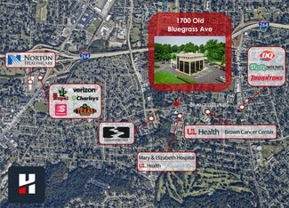 Plus de détails pour 1700 Old Bluegrass Ave, Louisville, KY - Bureau à vendre