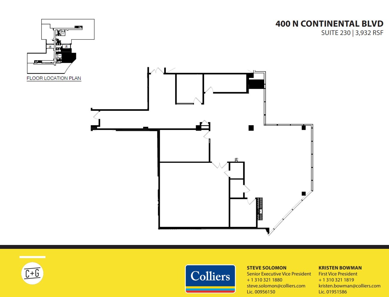 300 Continental Blvd, El Segundo, CA for lease Floor Plan- Image 1 of 1