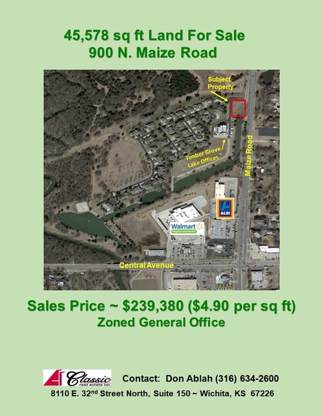 900 S Maize Rd Wichita Ks, Wichita, KS à vendre - Photo du bâtiment - Image 1 de 1