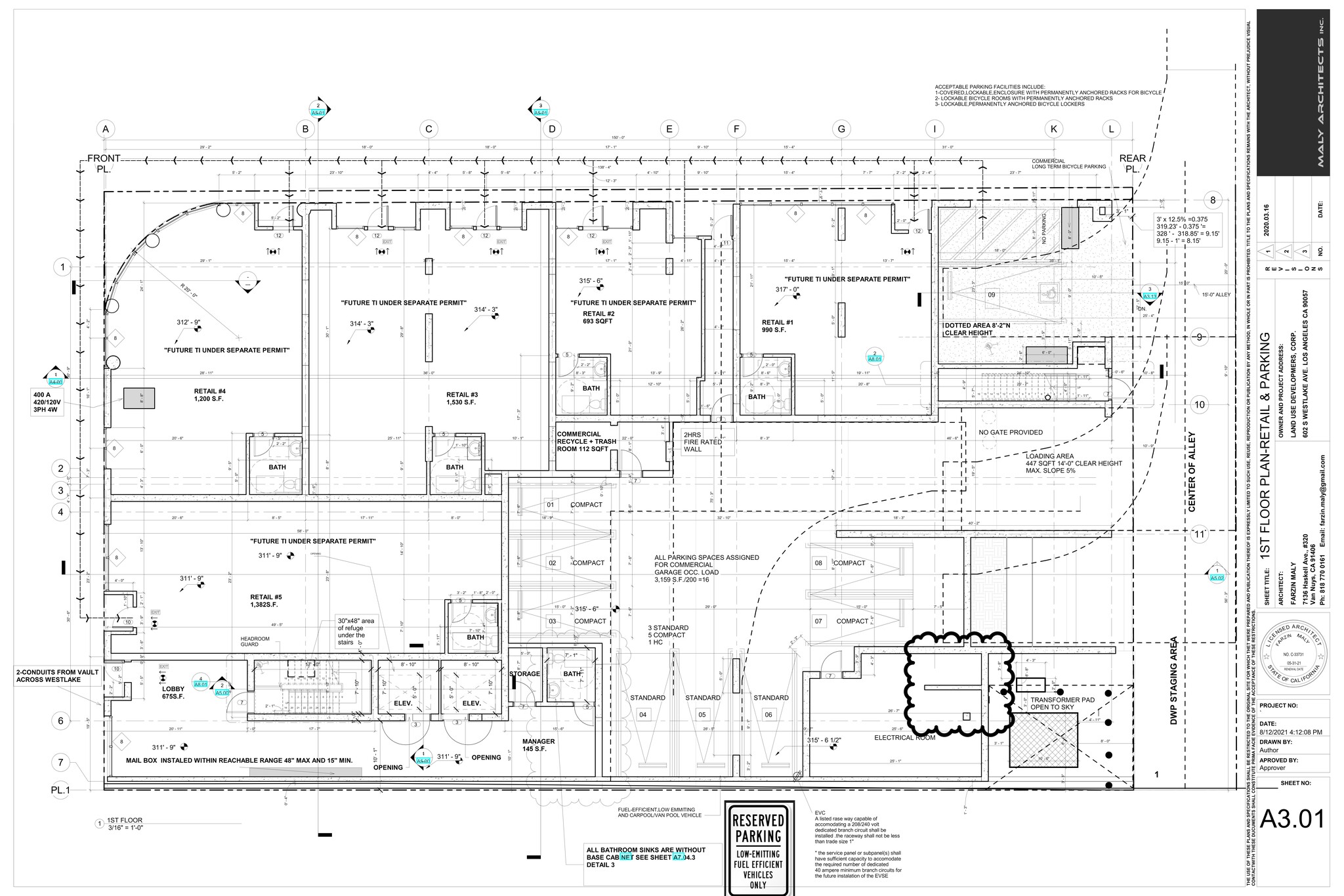 602 S Westlake Ave, Los Angeles, CA à louer Plan de site- Image 1 de 2