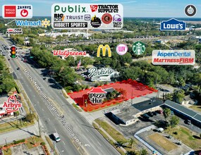 1403 N Woodland Blvd, Deland, FL - AÉRIEN  Vue de la carte - Image1