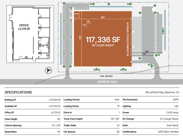 69 Lefante Way, Bayonne, NJ à louer - Plan de site - Image 3 de 14