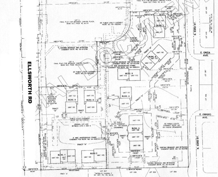 2919 S Ellsworth Rd, Mesa, AZ à vendre - Plan cadastral - Image 3 de 5