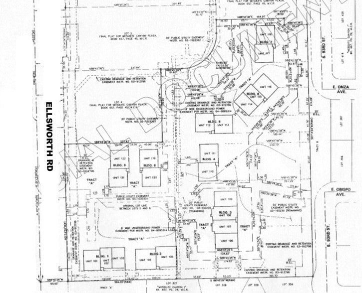 2919 S Ellsworth Rd, Mesa, AZ for sale - Plat Map - Image 3 of 5
