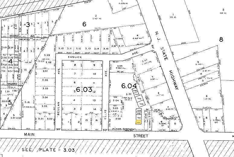 737 Main St, Lumberton, NJ à vendre - Plan cadastral - Image 3 de 14