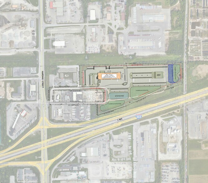 4800 Harding st, Indianapolis, IN à louer - Aérien - Image 3 de 3