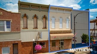 More details for 128 & 134 Locust St, Pana, IL - Office for Sale