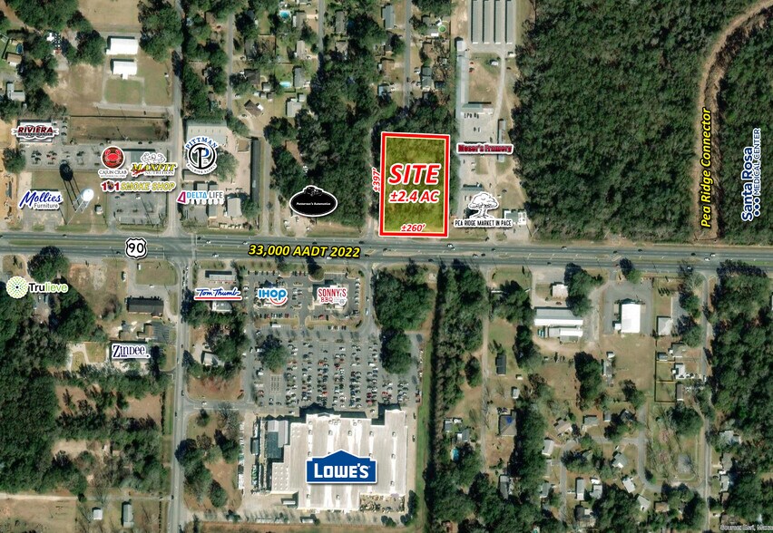 5162 Highway 90, Pace, FL à vendre - Aérien - Image 2 de 3