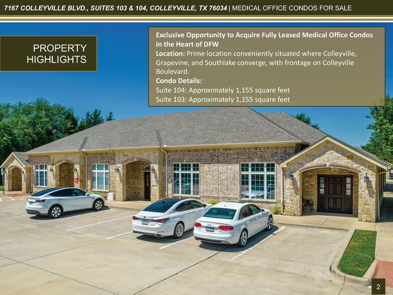 7167 Colleyville Blvd, Colleyville, TX à vendre - Photo du bâtiment - Image 2 de 34