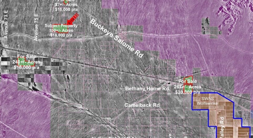 587th & Cactus Rd, Tonopah, AZ for sale - Aerial - Image 2 of 2
