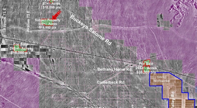 587th & Cactus Rd, Tonopah, AZ à vendre - Aérien - Image 2 de 2