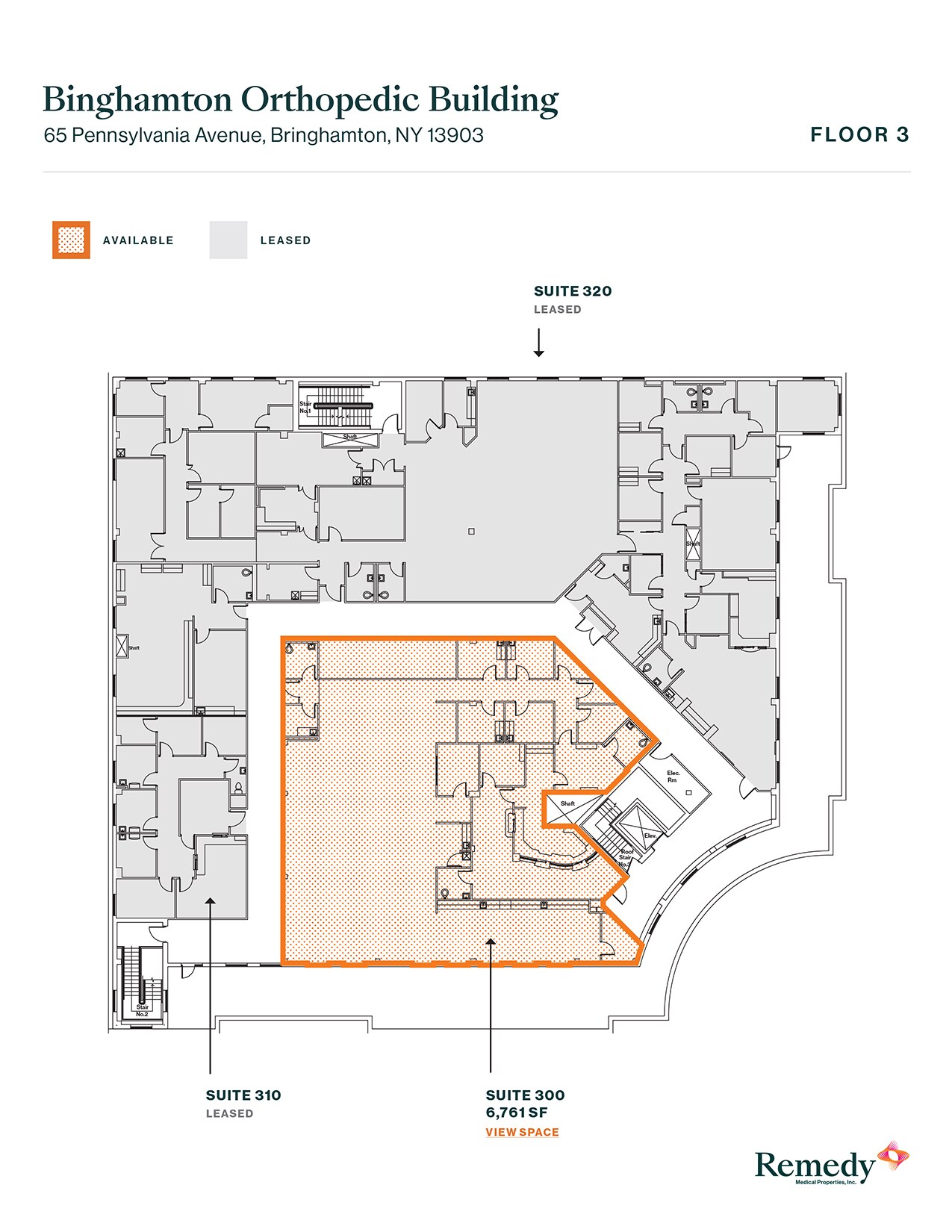 65 Pennsylvania Ave, Binghamton, NY for lease Floor Plan- Image 1 of 2
