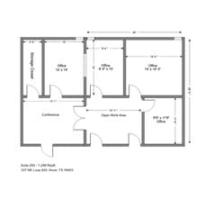 227 NE Loop 820, Hurst, TX à louer Plan d’étage- Image 1 de 13