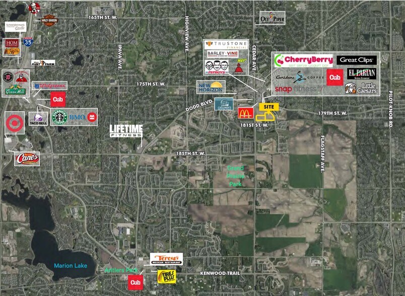 179th St, Lakeville, MN à vendre - Aérien - Image 2 de 2