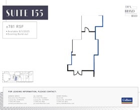 330 N Brand Blvd, Glendale, CA à louer Plan d’étage- Image 1 de 1