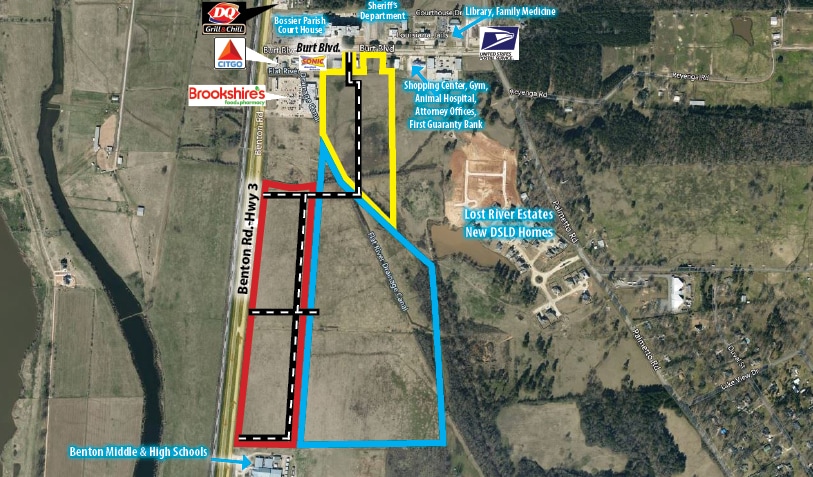 Benton Road & Burt Boulevard Rd, Benton, LA for sale - Building Photo - Image 1 of 3