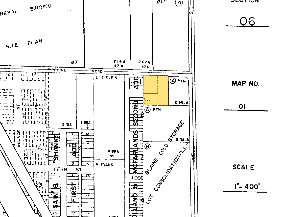 1855 Pipeline Rd, Blaine, WA à vendre Plan cadastral- Image 1 de 1