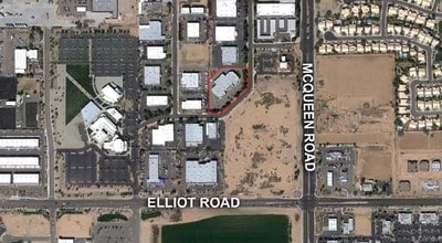 130 N Sunway Dr, Gilbert, AZ - Aerial map view