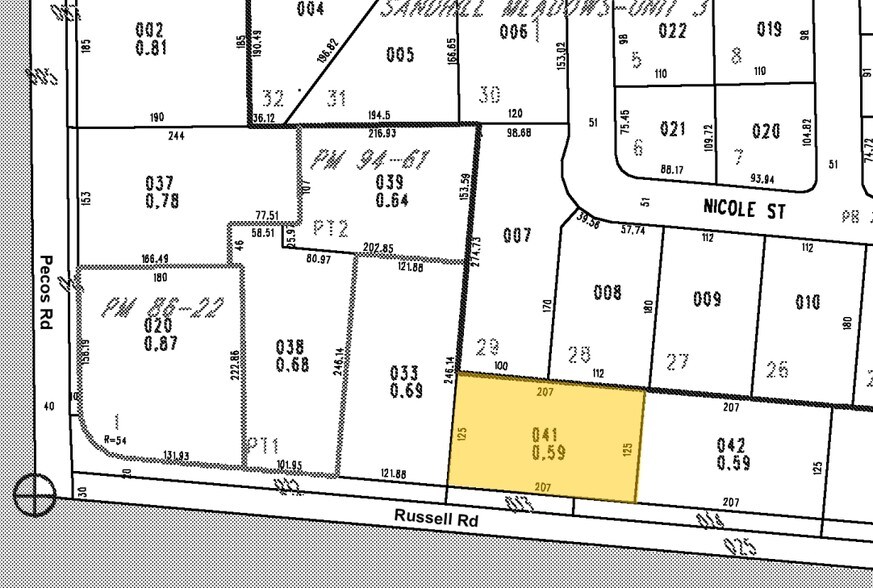 3470 E Russell Rd, Las Vegas, NV à louer - Plan cadastral - Image 2 de 64