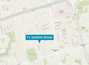 73-77 Samor Rd, Toronto, ON à louer Carte- Image 1 de 1
