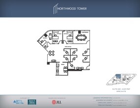 5757 Alpha Rd, Dallas, TX à louer Plan d’étage- Image 1 de 1