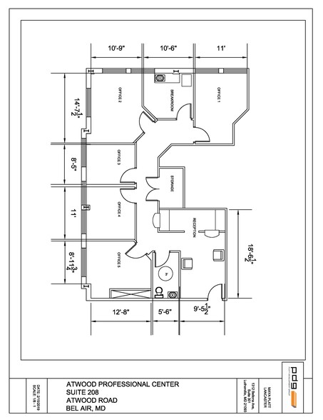 602 S Atwood Rd, Bel Air, MD for lease - Floor Plan - Image 2 of 7