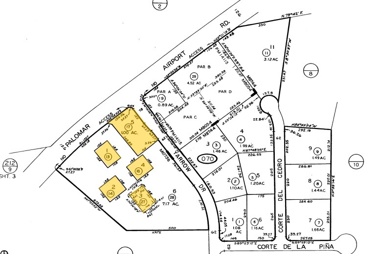 2121 Palomar Airport Rd, Carlsbad, CA à louer - Plan cadastral - Image 2 de 8