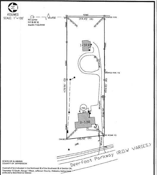 6721 Deerfoot Parkway, Pinson, AL à vendre - Plan cadastral - Image 3 de 6