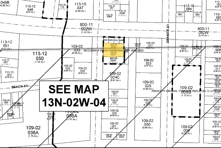 325 W Gurley St, Prescott, AZ à louer - Plan cadastral - Image 2 de 89