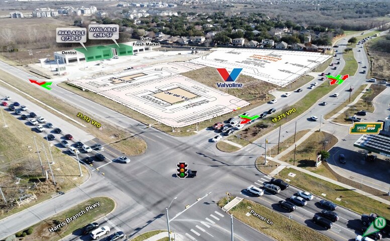 SEC of Parmer & Harris Branch, Manor, TX à louer - Photo du bâtiment - Image 3 de 10