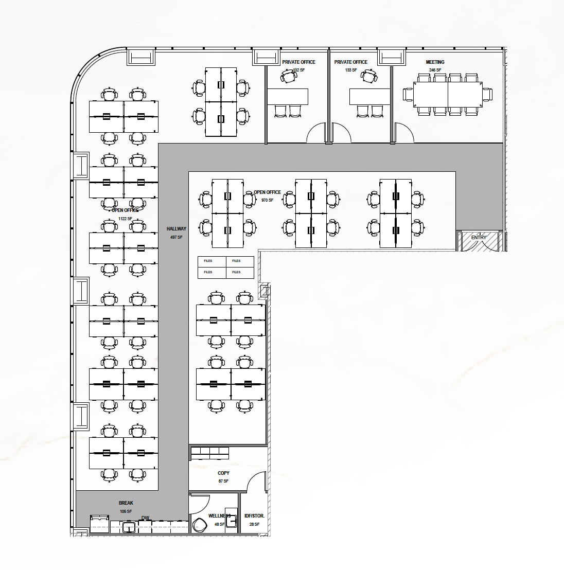 1 Sansome St, San Francisco, CA à louer Plan d’étage- Image 1 de 1
