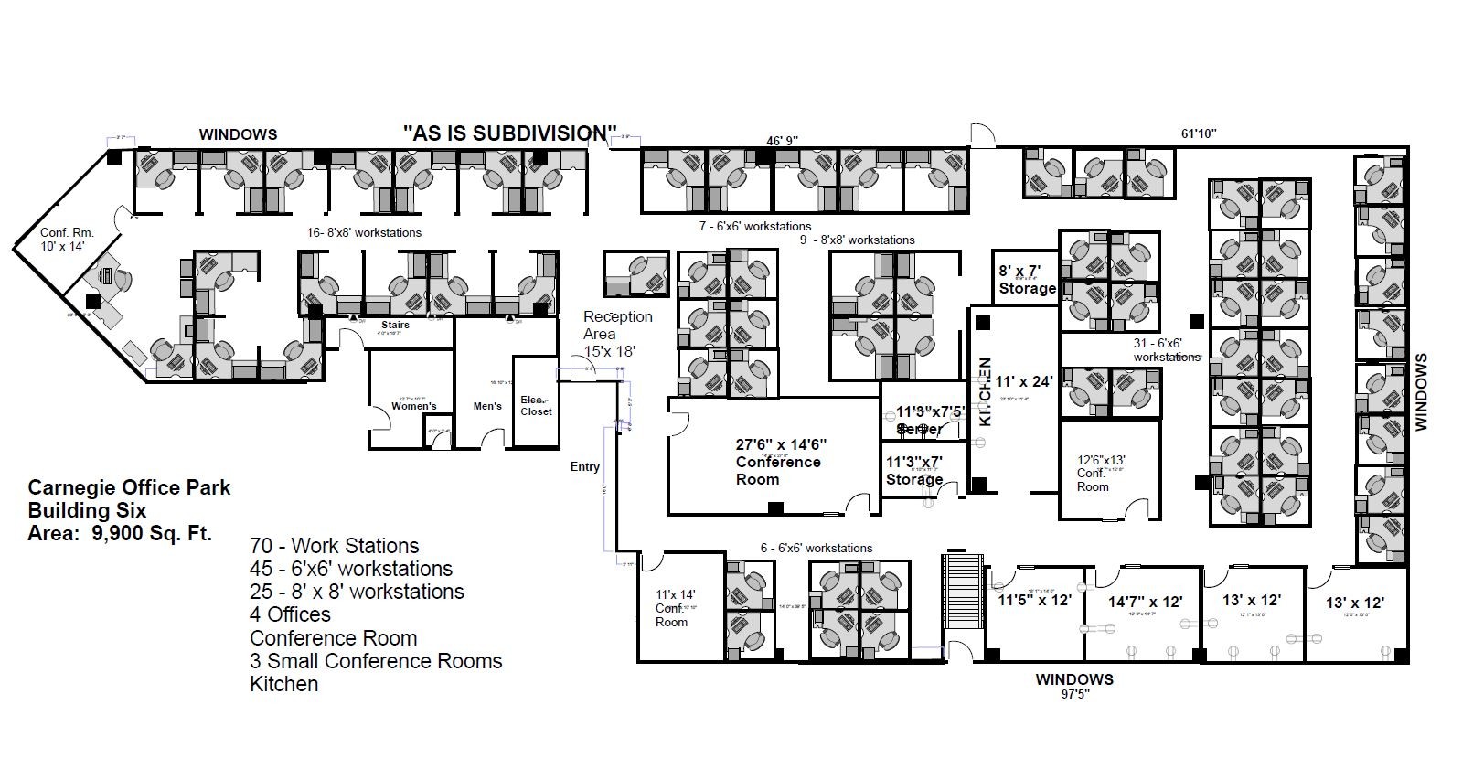 600 N Bell Ave, Carnegie, PA à louer Plan d  tage- Image 1 de 17