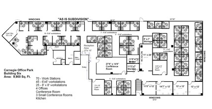 600 N Bell Ave, Carnegie, PA à louer Plan d  tage- Image 1 de 17