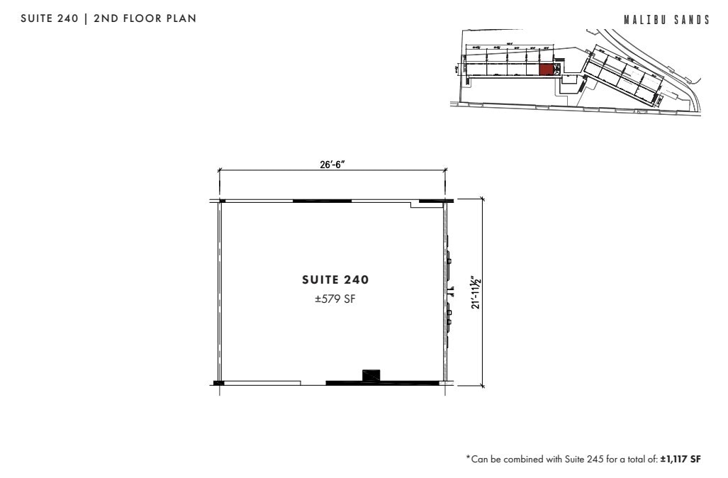 22333 Pacific Coast Hwy, Malibu, CA for lease Floor Plan- Image 1 of 1