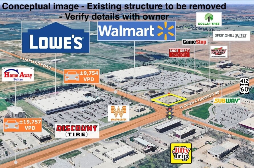 606 S Garland Rd, Enid, OK for lease - Building Photo - Image 2 of 12