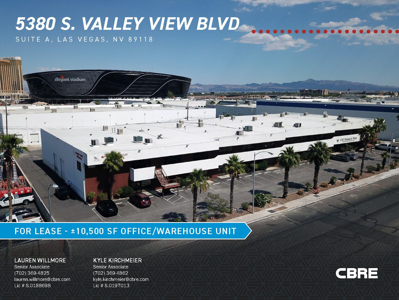 5380 S Valley View Blvd, Las Vegas, NV à louer Aérien- Image 1 de 6