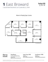 1 E Broward Blvd, Fort Lauderdale, FL for lease Floor Plan- Image 1 of 1