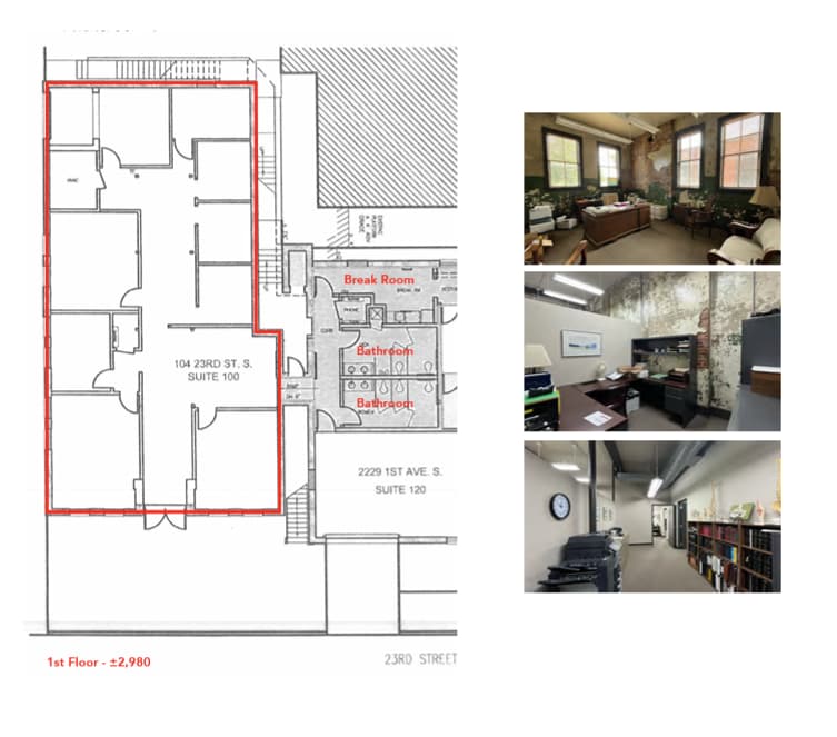 104 23rd St S, Birmingham, AL for lease Floor Plan- Image 1 of 1