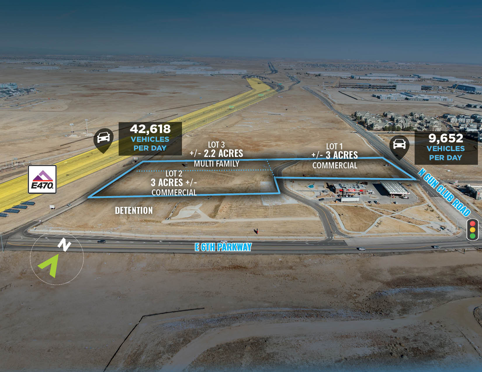 Nwc E 6th Parkway & Gun Club Road, Aurora, CO à vendre Photo principale- Image 1 de 8