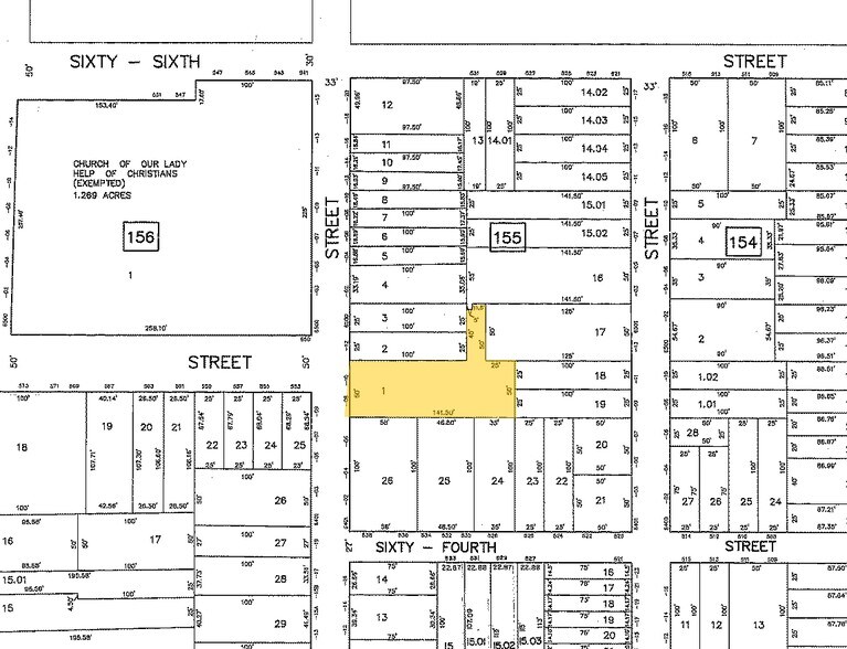 6408-6410 Polk St, West New York, NJ à vendre - Plan cadastral - Image 2 de 2