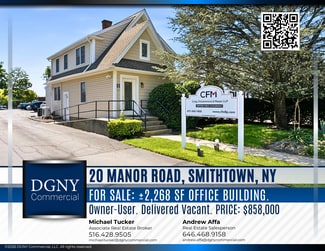 More details for 20 Manor Rd, Smithtown, NY - Office for Sale