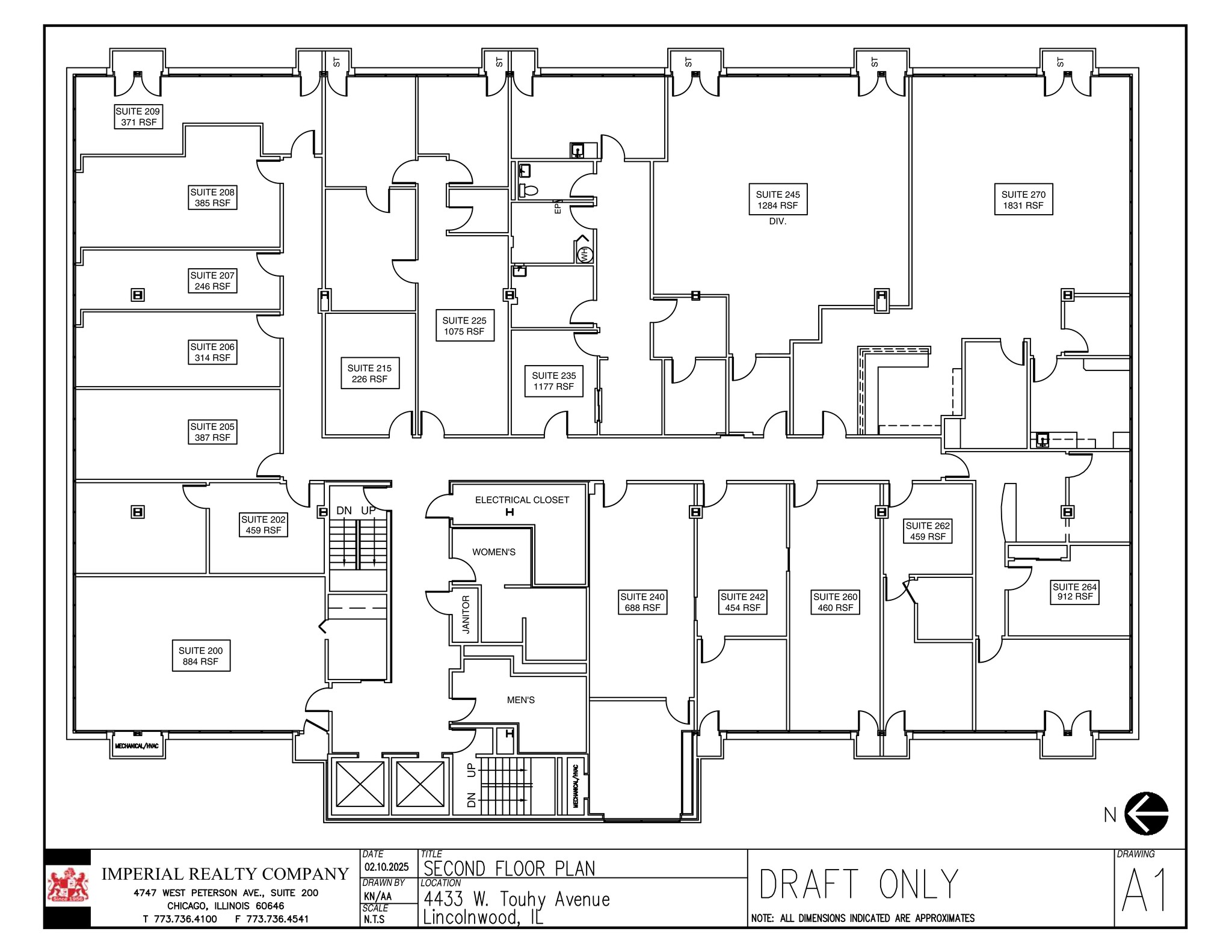 4433 W Touhy Ave, Lincolnwood, IL for lease Site Plan- Image 1 of 1
