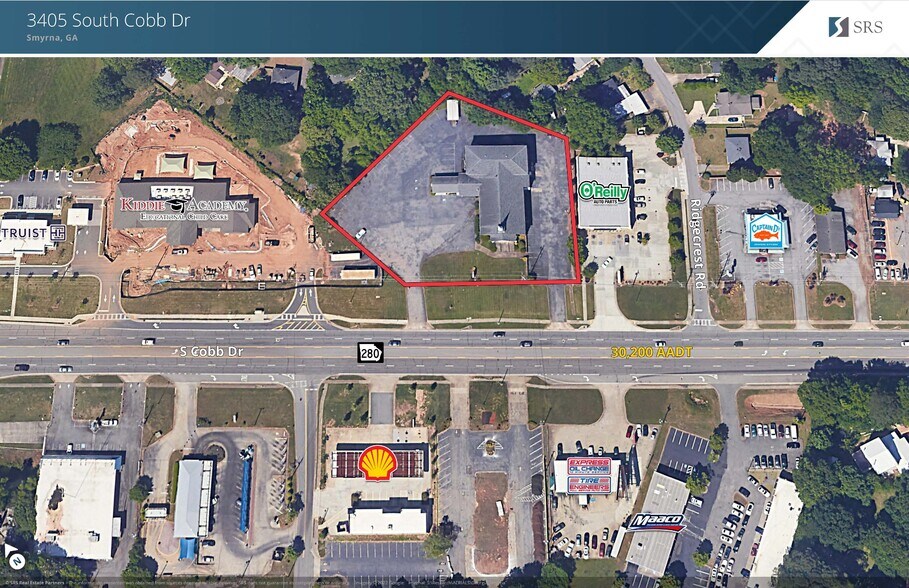 3405 S Cobb Dr SE, Smyrna, GA à vendre - Aérien - Image 1 de 5