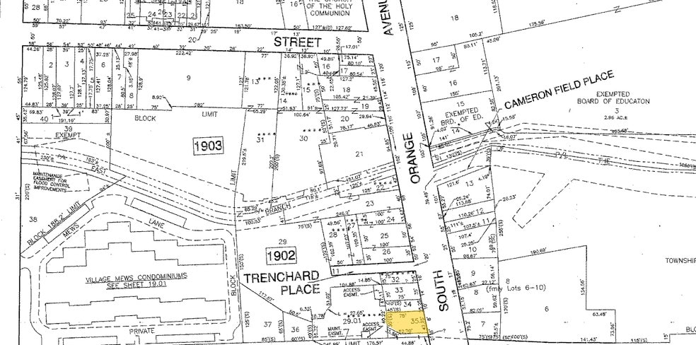 2-8 W South Orange Ave, South Orange, NJ à louer - Plan cadastral - Image 2 de 7