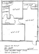 1240 Johnson Ferry Pl, Marietta, GA à louer Plan d’étage- Image 1 de 1